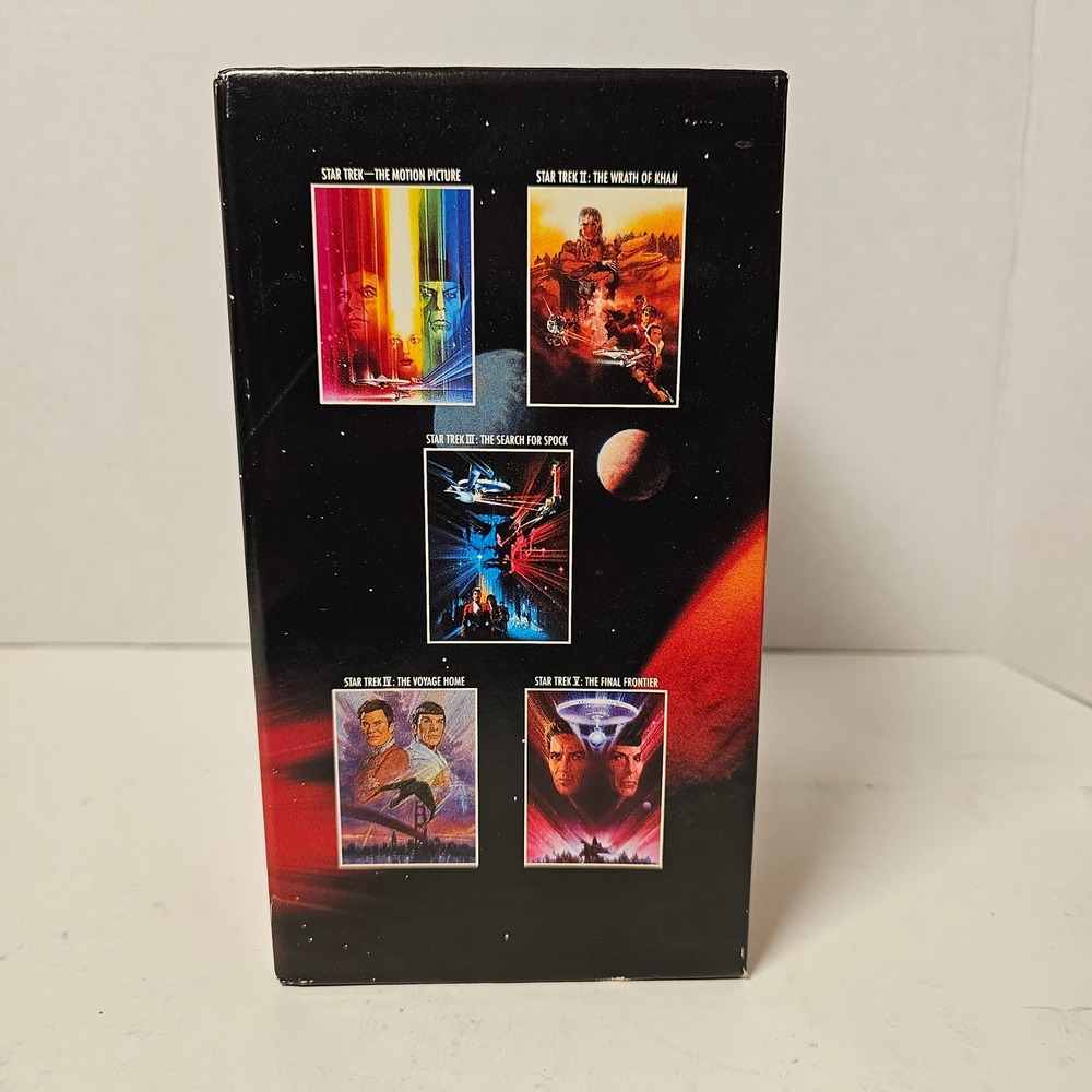 Star Trek The Movies 25th Anniversary Collector's Set 5 VHS Box Set 1991 Vintage - Picture 3 of 14